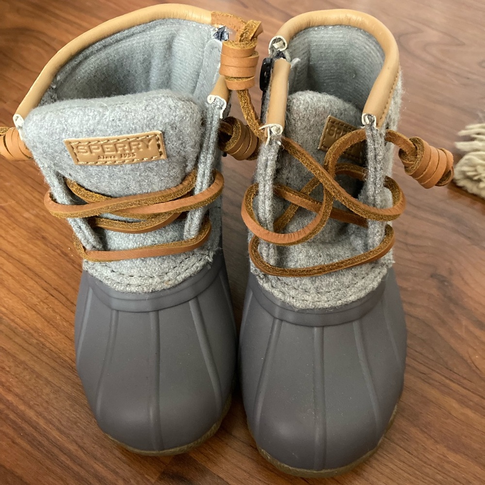 Sperry Toddler Duck Boots, brand new, never worn. NWOT